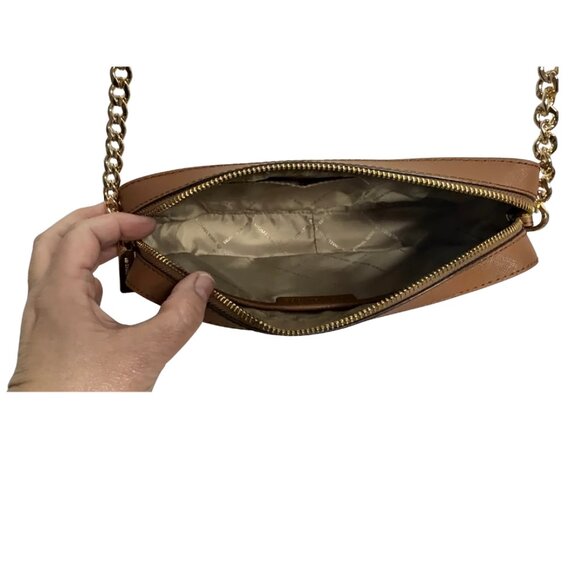 Michael Kors Jet Set Large Printed Logo Crossbody Bag - Picture 5 of 6